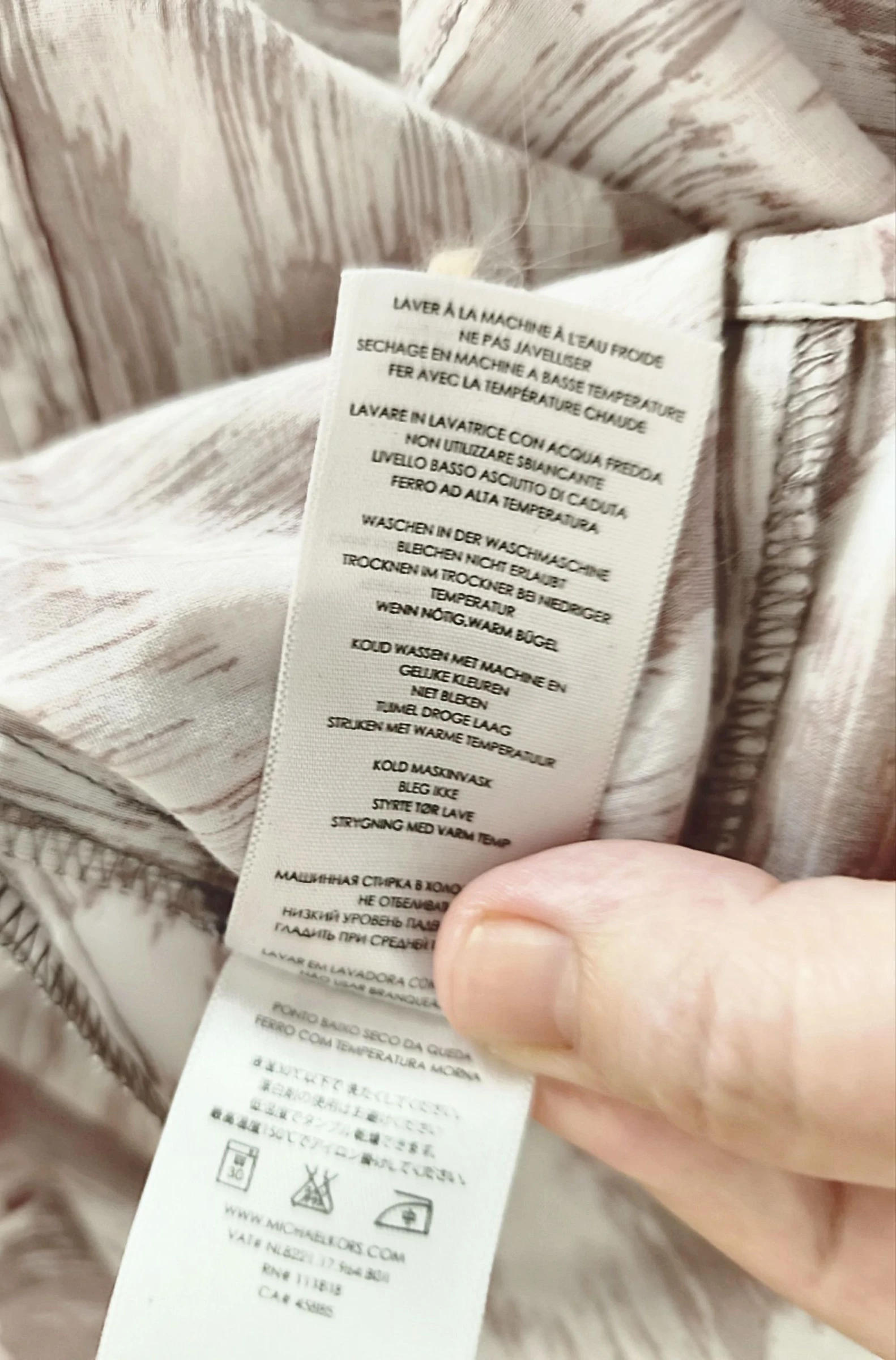 Michael Kors lange mouwen overhemd maat 4/S – photo 5